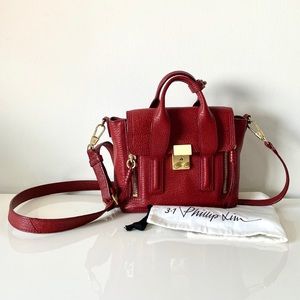 3.1 Phillip Lim Mini Pashli Crossbody Bag Red